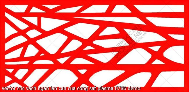 vector cnc vach ngan lan can cua cong sat plasma 0786